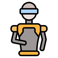 Robot Icon Element For Design