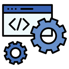 Coding Icon Element For Design