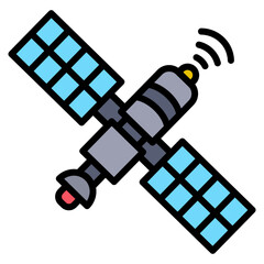 Satellite Icon Element For Design