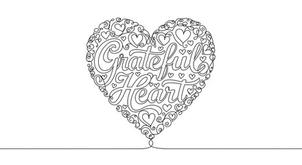 A Grateful Heart: A Symbolic Depiction of Gratitude.