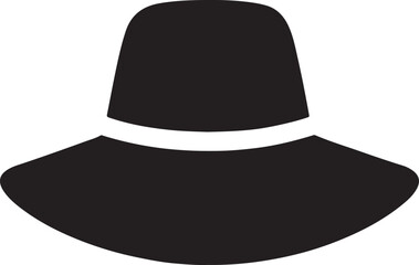 Farmer hat silhouette vector icon design, ideal for agriculture, farming, rural, gardening and outdoor themes.