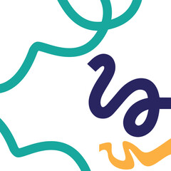 Abstract Wave Curve Vector – Modern Minimal Fluid Shape Design for Branding