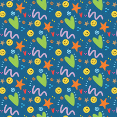 seamless pattern with birds