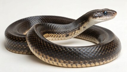 Obraz premium King Rat Snake on studio background