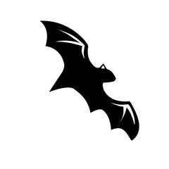 halloween bat silhouette design