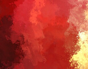 Fototapeta premium Vibrant crimson symphony, textural brushstrokes create dynamic artful composition with hues