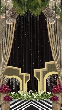 Wedding Invitation Sangeet Invite Blank Background Video