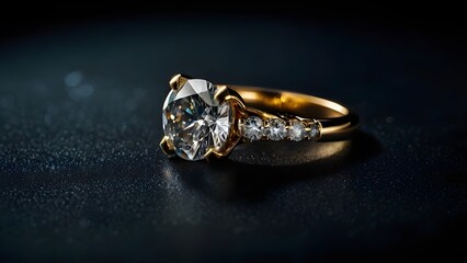 ring with diamonds