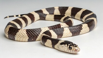 King Snake on studio background
