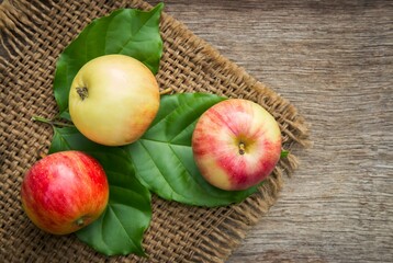 Apple on the table 