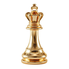 Golden Chess Queen Strategy with Power, and Success. (1)