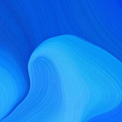 Abstract blue curves (3)
