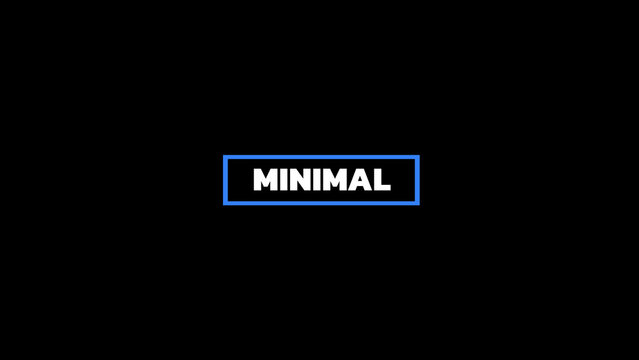 Minimal Title 3
