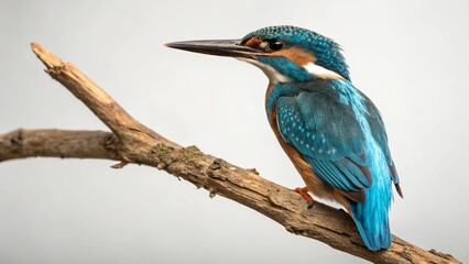 Fototapeta premium Kingfisher on studio background