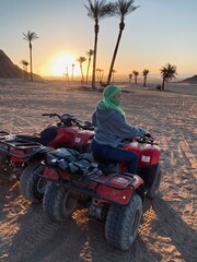 quad bike on the desert  © Марина Гудзь