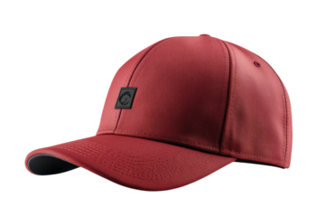 Stylish red cap with modern design suitable for casual outdoor activities and everyday wear