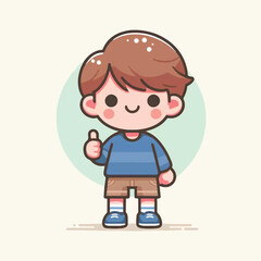 a man gives appreciation with a thumbs up