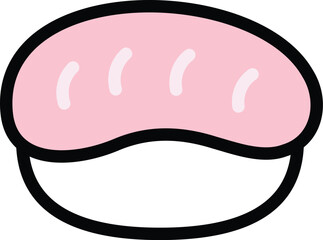 Obraz premium a simple sushi icon