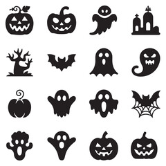 set of halloween icons