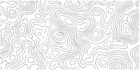 Abstract topographic map contour lines pattern on a white background creating a sense of movement and depth