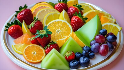 fruit salad in a bowl