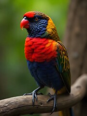 Naklejka premium Colorful of birds