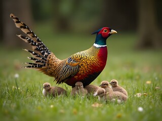 Fototapeta premium Colorful of birds