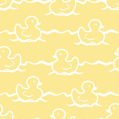 cute duck seamless pattern design for background, wallpaper, textile design, fabric, card, wrapping paper, carpet, notebook, diary cover, blanket, blanket for kids, decorative and etc.