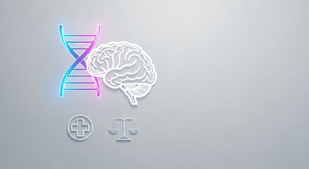 Vector art illustration of human brain anatomy with circuits and a light bulb, symbolizing an innovative idea or intelligent concept