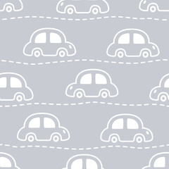 cute car seamless pattern design for background, wallpaper, textile design, fabric, card, wrapping paper, carpet, notebook, diary cover, blanket, blanket for kids, decorative and etc.