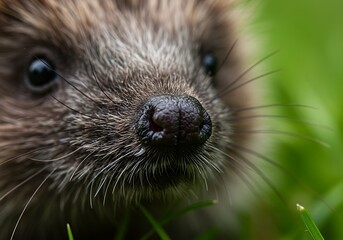 緑の瞳と小さな鼻