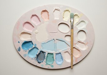 パステル彩色の静寂