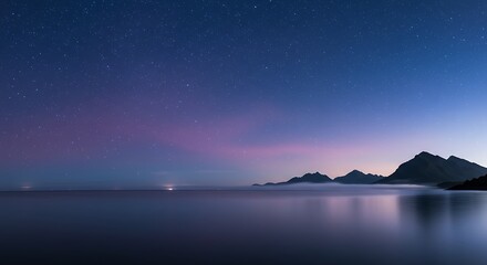 星影の湖畔静寂