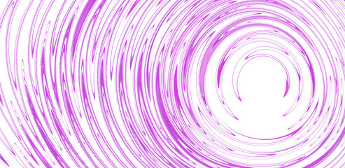 highly dynamic white abstract background with magenta concentric circle pattern.