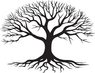 Obraz premium Tree Silhouette Bundle