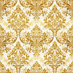 Fototapeta premium seamless damask pattern