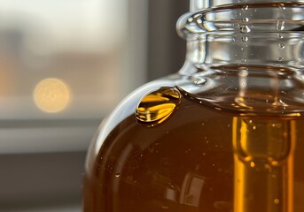 琥珀色の滴る光