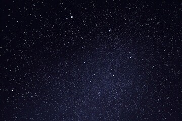 Fototapeta premium Starry night sky, dense with twinkling stars