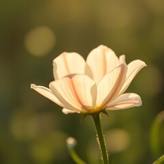 Fototapeta premium yellow flower with dew
