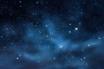 Deep night sky, speckled with stars and nebulae