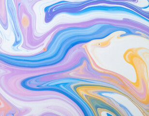 Abstract painting fluid color design