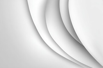 Abstract gray and white wavy layers