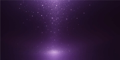 Cosmic starlight illuminates a fantasy universe in a flowing blue abstract background of shining dust particles