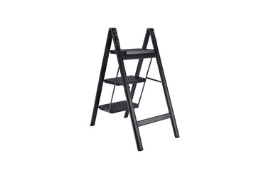Portable Folding Steel Stair Ladder – 4 Step Design