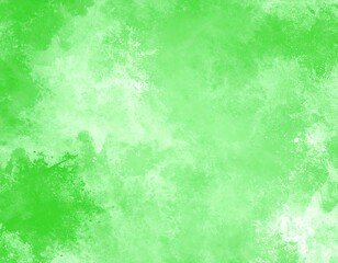 Obraz premium Vibrant Green Watercolor Splatter Background with Soft Texture.