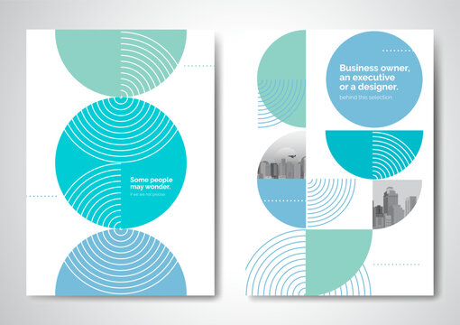 Template vector design for Brochure, AnnualReport, Magazine, Poster, Corporate Presentation, Portfolio, Flyer, infographic, layout modern size A4, Front and back, Easy to use and edit.