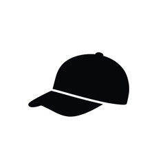 Black baseball cap headwear accessory