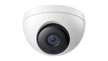Modern Wireless Security Camera Isolated on Transparent Background Smart Home Device