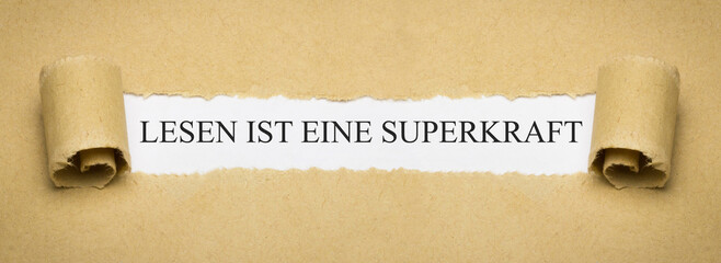 Lesen ist eine Superkraft