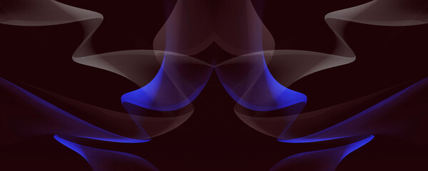  Dark backgound with digital flow